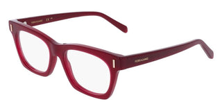Salvatore Ferragamo Sf3025 Women Red Squared Eyeglasses