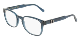 Salvatore Ferragamo Sf3027e Men Blue Squared Eyeglasses