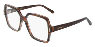 Salvatore Ferragamo Sf3031 Women Brown Squared Eyeglasses