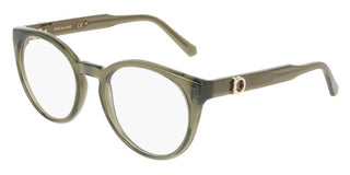 Salvatore Ferragamo Sf3032e Women Transparent Round Eyeglasses