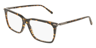 Salvatore Ferragamo Sf3037 Men Havana Squared Eyeglasses