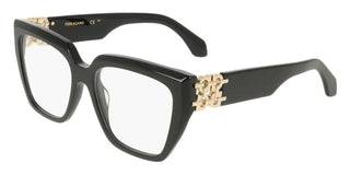 Salvatore Ferragamo Sf3041e Women Black Squared Eyeglasses