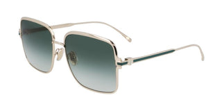 Salvatore Ferragamo Sf317s Unisex Gold  Sunglasses