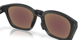 Oakley Shackle Oo 9507d  Unisex Black Squared Sunglasses