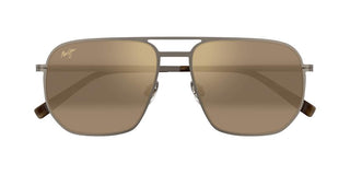 Maui Jim Shark's Cove Mj0605s Unisex Silver Squared Sunglasses