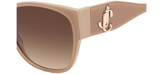 Jimmy Choo SHAY/S women Pink Squared Sunglasses