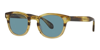 Oliver Peoples SHELDRAKE SUN OV 5036S men Brown Round Sunglasses