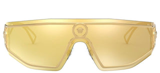 Versace SHIELD MEDUSA VE 2226 men Gold Shield Sunglasses