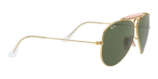 Ray-Ban SHOOTER RB 3138 unisex Gold Pilot Sunglasses