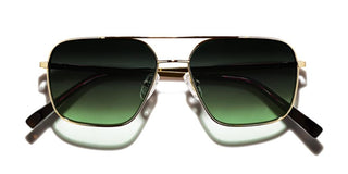 Moscot SHTARKER SUN unisex Gold Pilot Sunglasses