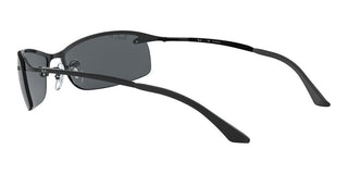 Ray-Ban SIDESTREET RB 3183 unisex Black Sports Sunglasses