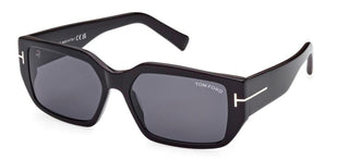Tom Ford SILVANO-02 FT 0989 unisex Black Geometric Sunglasses