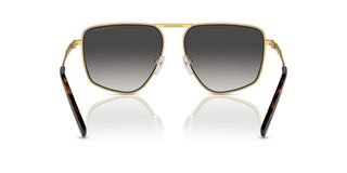 Michael Kors Silverton Mk 1153 Men Gold Geometric Sunglasses