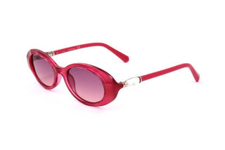Swarovski Sk0258 Women Pink Geometric Sunglasses