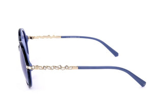 Swarovski Sk0264 Women Blue Round Sunglasses