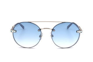 Swarovski Sk0283 Unisex Gold Round Sunglasses