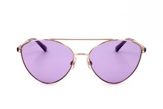 Swarovski Sk0286 Women Rose Gold Pilot Sunglasses