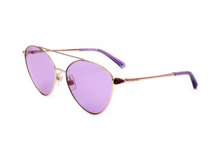 Swarovski Sk0286 Women Rose Gold Pilot Sunglasses