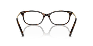 Swarovski Sk2017 Women Havana Squared Eyeglasses