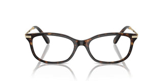 Swarovski Sk2017 Women Havana Squared Eyeglasses