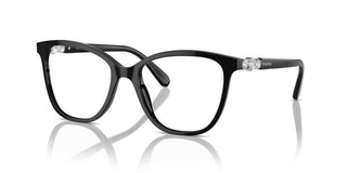 Swarovski Sk2020 Women Black Squared Eyeglasses