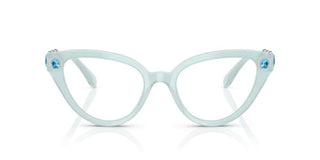 Swarovski Sk2028 Women Blue Cat Eye Eyeglasses