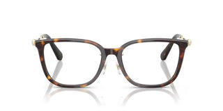 Swarovski SK2041D women Havana Squared Eyeglasses
