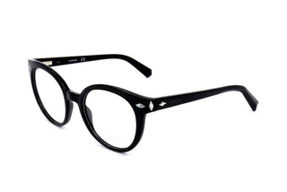 Swarovski Sk5272 Women Black Round Eyeglasses