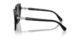 Swarovski Sk6016 Women Black Butterfly Sunglasses