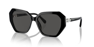Swarovski Sk6017 Women Black Geometric Sunglasses