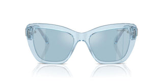 Swarovski Sk6018 Women Transparent Cat Eye Sunglasses