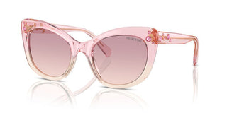 Swarovski Sk6020 Women Pink Cat Eye Sunglasses