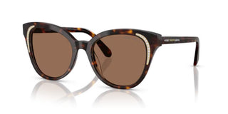 Swarovski SK6031 women Havana Butterfly Sunglasses