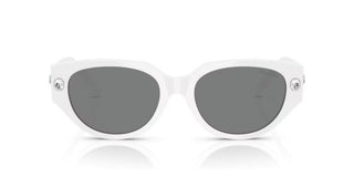 Swarovski SK6035D women White Geometric Sunglasses