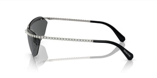 Swarovski SK7001 women Ruthenium Squared Sunglasses