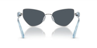 Swarovski Sk7003 Women Silver Cat Eye Sunglasses