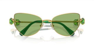 Swarovski Sk7003 Women Gold Cat Eye Sunglasses