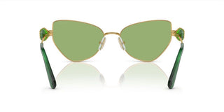 Swarovski Sk7003 Women Gold Cat Eye Sunglasses