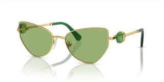 Swarovski Sk7003 Women Gold Cat Eye Sunglasses