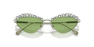 Swarovski SK7009 women Green Cat Eye Sunglasses