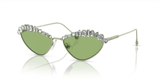 Swarovski SK7009 women Green Cat Eye Sunglasses