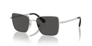 Swarovski Sk7015 Women Silver Squared Sunglasses