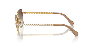 Swarovski Sk7015 Women Gold Squared Sunglasses