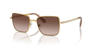 Swarovski Sk7015 Women Gold Squared Sunglasses