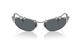 Swarovski Sk7016 Women Silver Oval Sunglasses