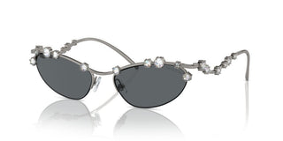 Swarovski Sk7016 Women Silver Oval Sunglasses