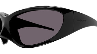 Balenciaga SKIN CAT XXL BB0252S women Black Geometric Sunglasses