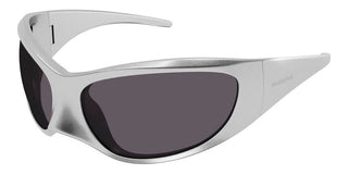 Balenciaga SKIN CAT XXL BB0252S women Silver Geometric Sunglasses