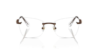 Swarovski Sk 1014 Women Brown Butterfly Eyeglasses