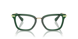 Swarovski SK 2018 women Green Squared Eyeglasses
